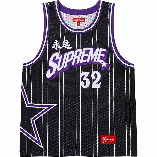 SUPREME - Regata Jersey Star Basketball "Preto" -NOVO-