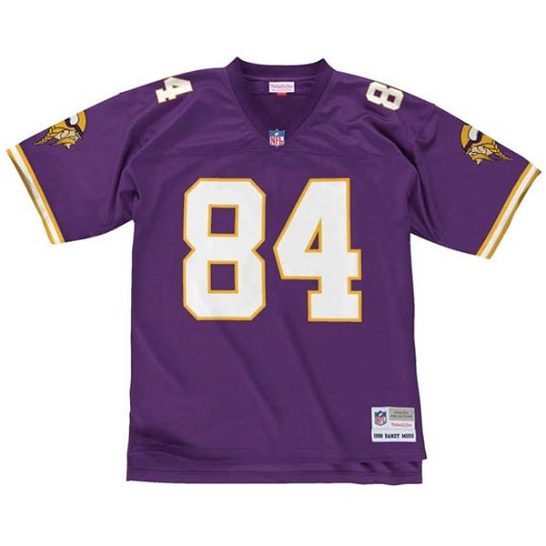 MITCHELL & NESS - Camisa Jersey NFL Legacy Minnesota Vikings 1998 Randy Moss "Roxo" -NOVO-