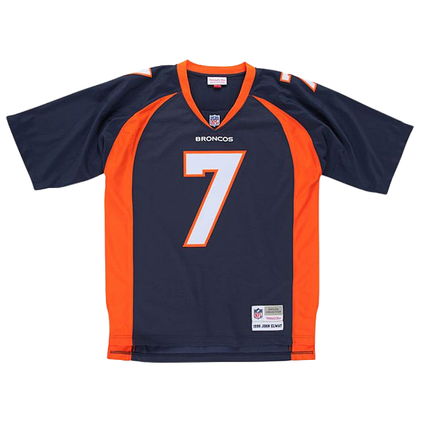 MITCHELL & NESS - Camisa Jersey NFL  Legacy  Denver Broncos 1998 John Elway "Azul Marinho" -NOVO-