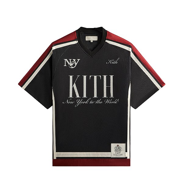 KITH - Camiseta Jersey Mesh Leon "Preto" -NOVO-