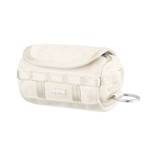 SUPREME x THE NORTH FACE - Mini Bag Suede Base Camp Duffle Keychain "Bege" -NOVO-