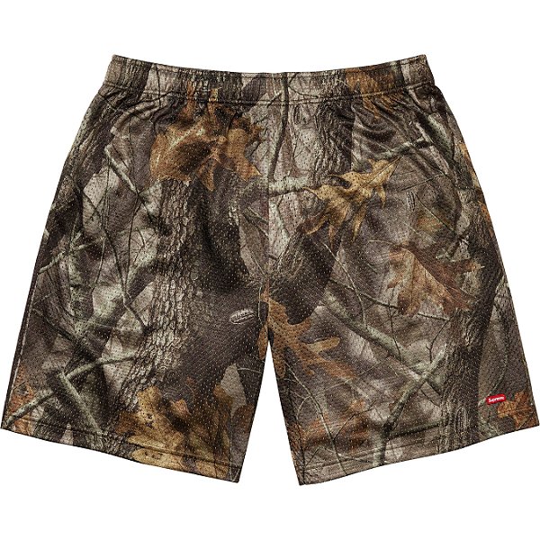 SUPREME - Bermuda Small Box Baggy Mesh SS25 "Realtree Hardwoods Camo" -NOVO-