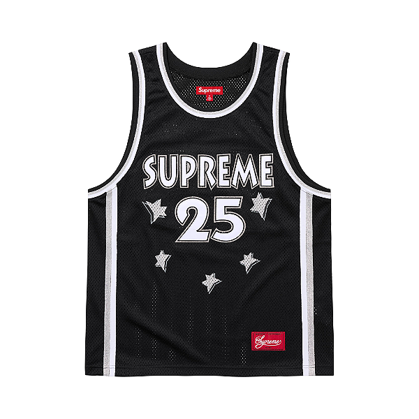 SUPREME - Regata Jersey All Star Basketball SS25 "Preto" -NOVO-