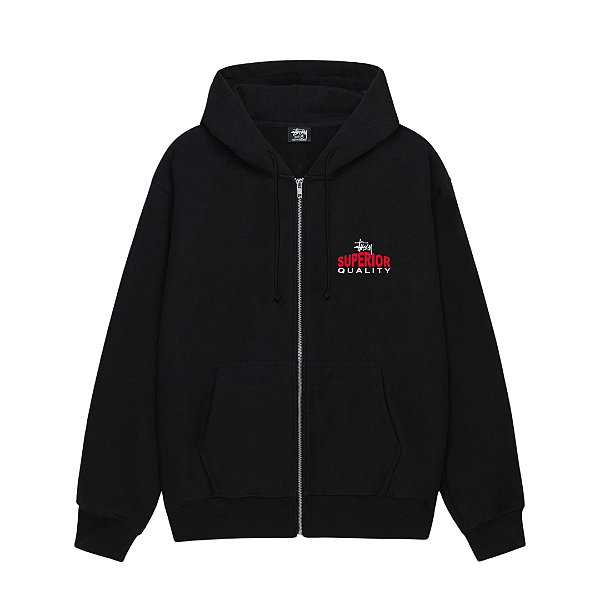 STUSSY - Moletom Superior Quality Zip "Preto" -NOVO-