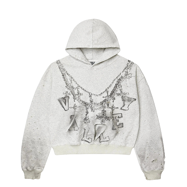 VALE LIVES FOREVER - Moletom Big Chain "Cinza" -NOVO-