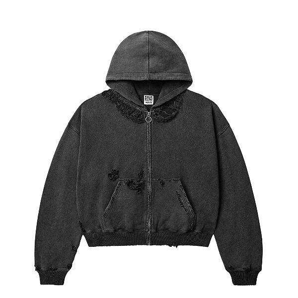 VALE LIVES FOREVER - Moletom Destroyer Zip Up "Preto" -NOVO-