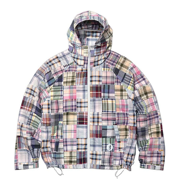 SUPREME x GOODENOUGH - Jaqueta Patchwork Madras "Multicolor" -NOVO-