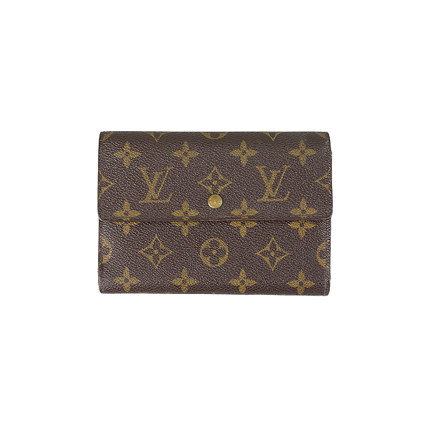 LOUIS VUITTON - Carteira Alexandra "Monogram" -USADO-
