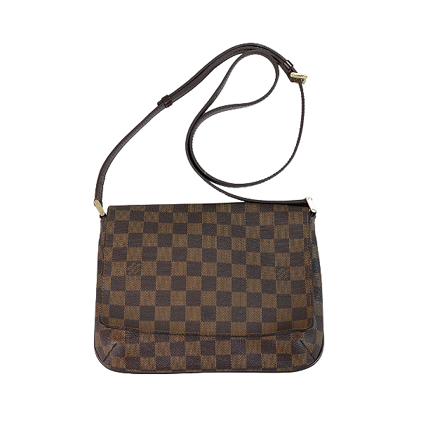 LOUIS VUITTON - Bolsa Damier Ebene Musette "Tango" -USADO-