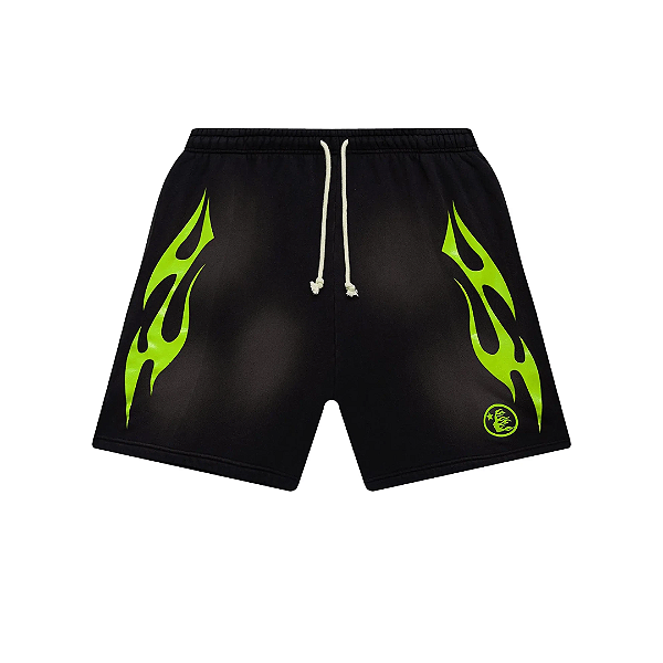 HELLSTAR - Bermuda Flame "Preto/Verde" -NOVO-