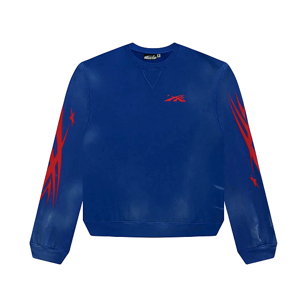HELLSTAR - Moletom Crewneck Sport Run Club "Azul" -NOVO-