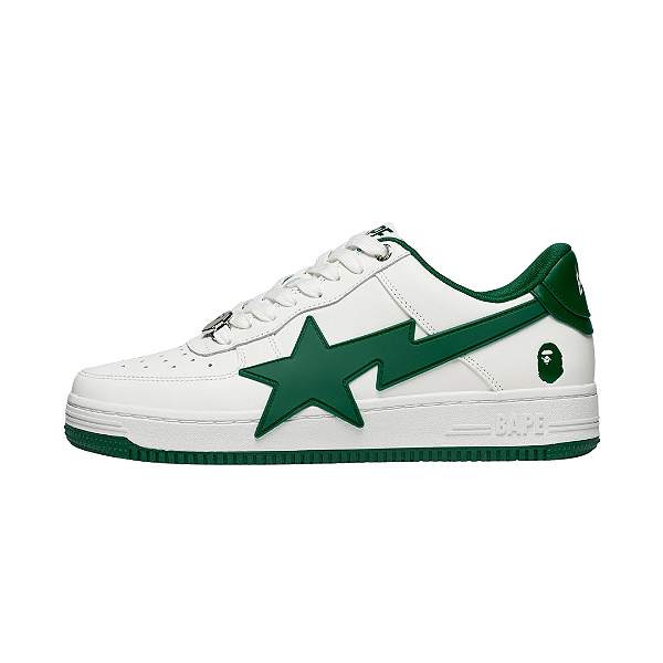 BAPE - Bapesta OS #2 "White/Green" -NOVO-