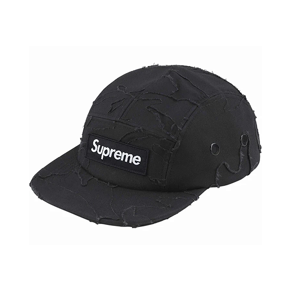 SUPREME - Boné Layered Camo Camp "Preto" -NOVO-