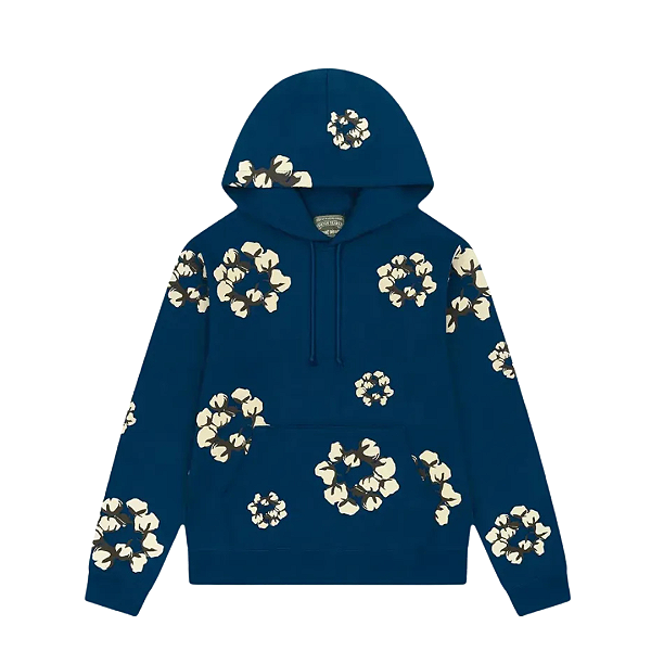 DENIM TEARS x CPFM - Moletom Cactus Tears Wreath "Azul" -NOVO-
