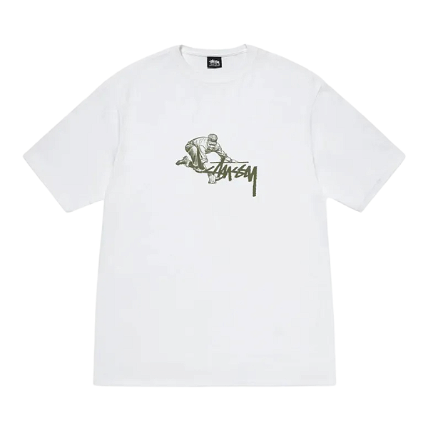 STUSSY - Camiseta Worker "Branco" -NOVO-