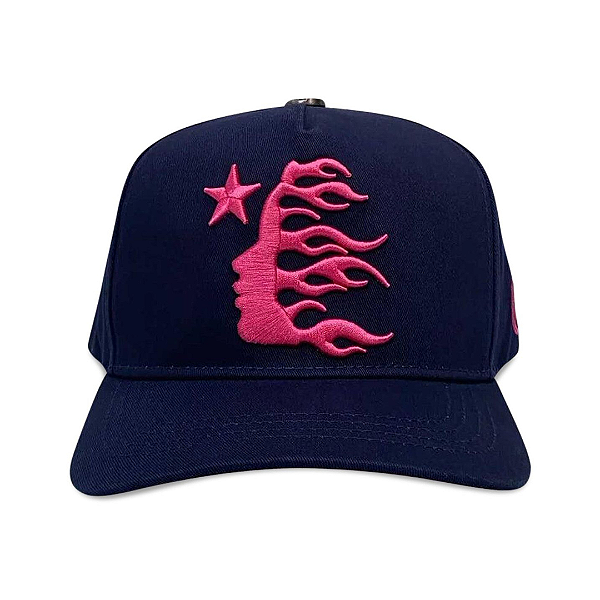 HELLSTAR - Boné "Azul Marinho/Rosa" -NOVO-
