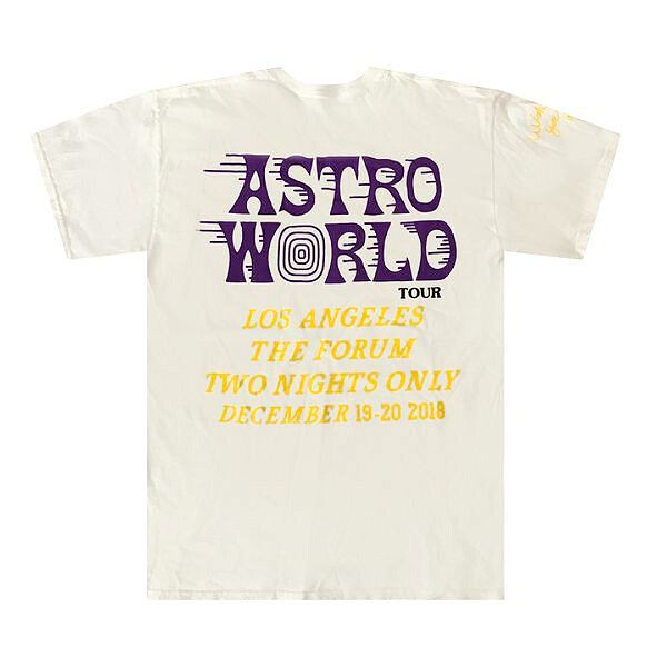 TRAVIS SCOTT - Camiseta Astroworld LA "Branco" -NOVO-