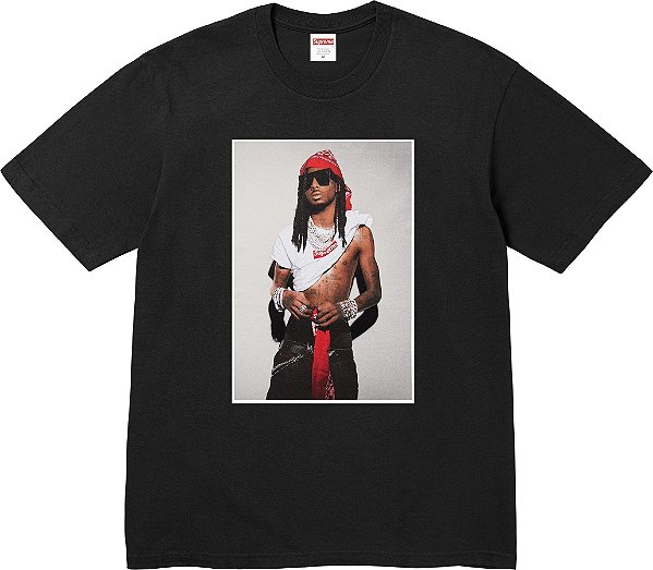 SUPREME - Camiseta Playboi Carti "Preto" -NOVO-