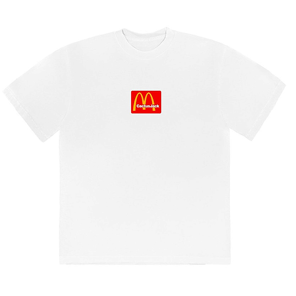 TRAVIS SCOTT x MC DONALD'S - Camiseta Sesame "Branco" -NOVO-