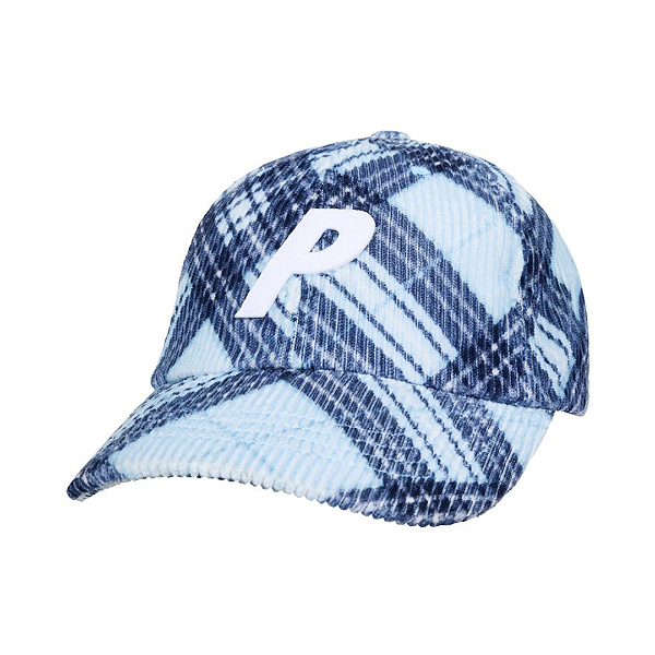 PALACE - Boné 6-Panel Corduroy SS24 "Azul" -NOVO-