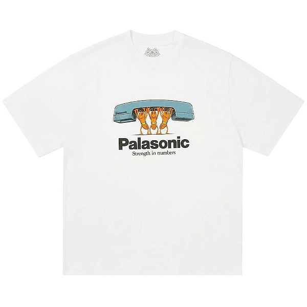 PALACE - Camiseta Bell Man "Branco" -NOVO-
