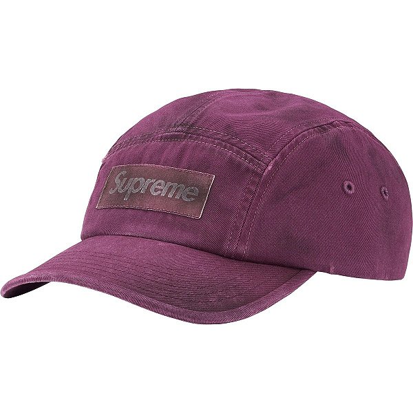 SUPREME - Boné Overdyed Camp FW25 "Roxo" -NOVO-