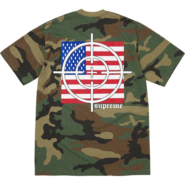 SUPREME - Camiseta Target "Camo" -NOVO-