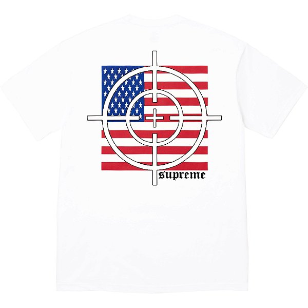 SUPREME - Camiseta Target "Branco" -NOVO-