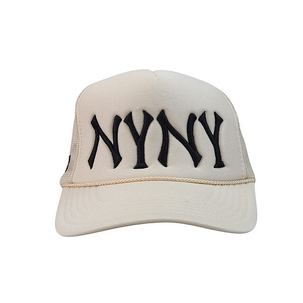 OMA DESIGN STUDIOS - Boné NY Trucker "Creme" -NOVO-