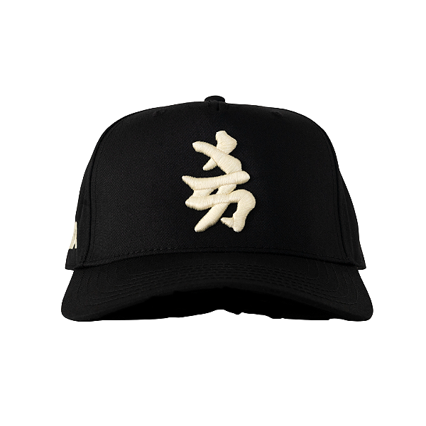 OMA DESIGN STUDIOS - Boné NY Kanji Curved Brim "Preto" -NOVO-