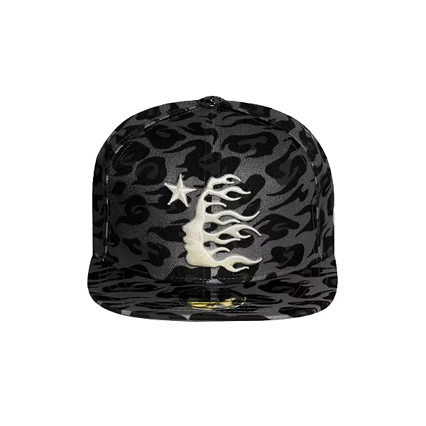 HELLSTAR - Boné Cheetah Print "Preto" -NOVO-