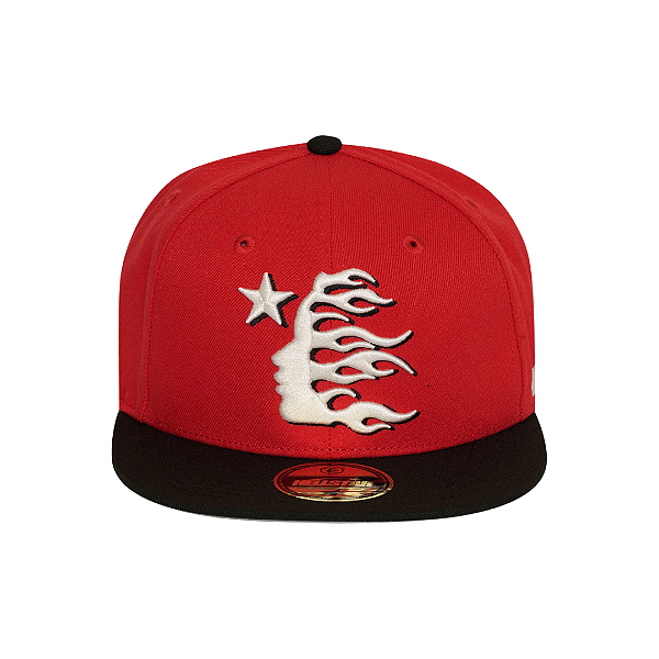 HELLSTAR - Boné Baseball Fitted "Vermelho" -NOVO-