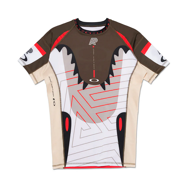 OAKLEY x ALBINO&PRETO - Rashguard "White/Orange" -NOVO-