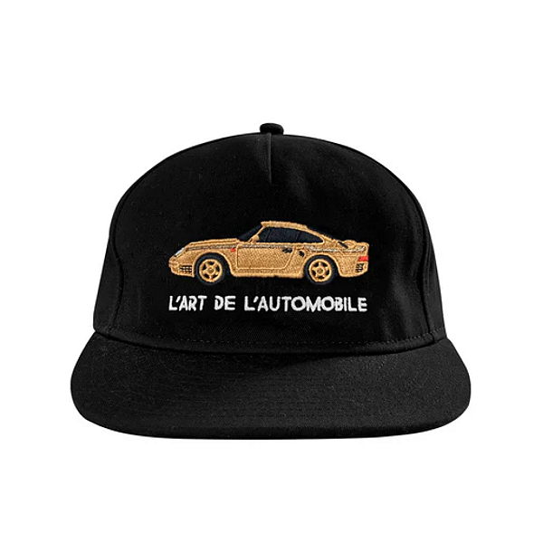 # L'ART DE L'AUTOMOBILE - Boné Gold Manufaktur 959 "Preto" -NOVO-