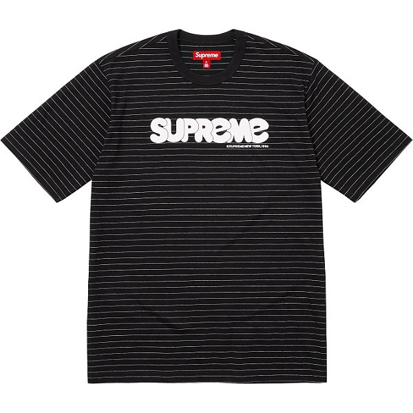 SUPREME - Camiseta Bubble S/S Top "Preto" -NOVO-