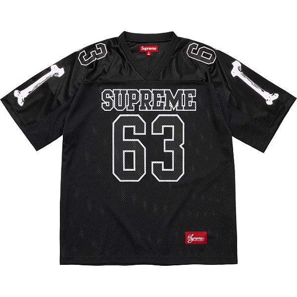 SUPREME - Camiseta Jersey Bones Football "Preto" -NOVO-