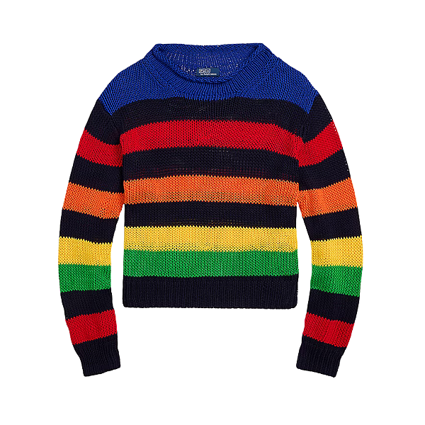 POLO RALPH LAUREN - Suéter Striped Cotton Jumper "Multi" -NOVO-