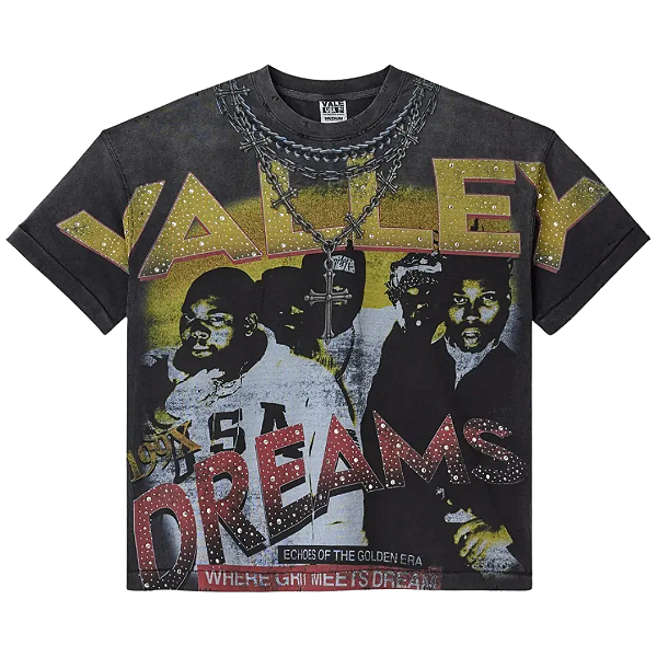 VALE LIVES FOREVER - Camiseta Chambers Bling "Preto" -NOVO-