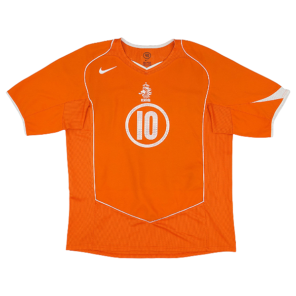 NIKE - Camiseta Jersey Total 90 Holanda Van Nisterooy "Laranja" -NOVO-