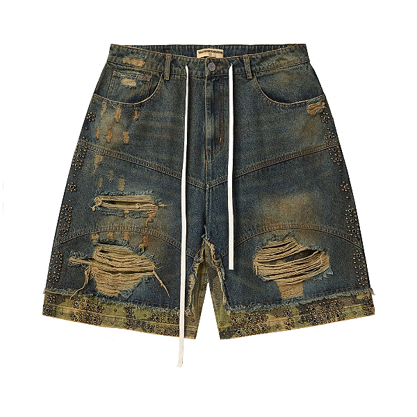 VALE LIVES FOREVER - Bermuda Double Jorts "Denim" -NOVO-