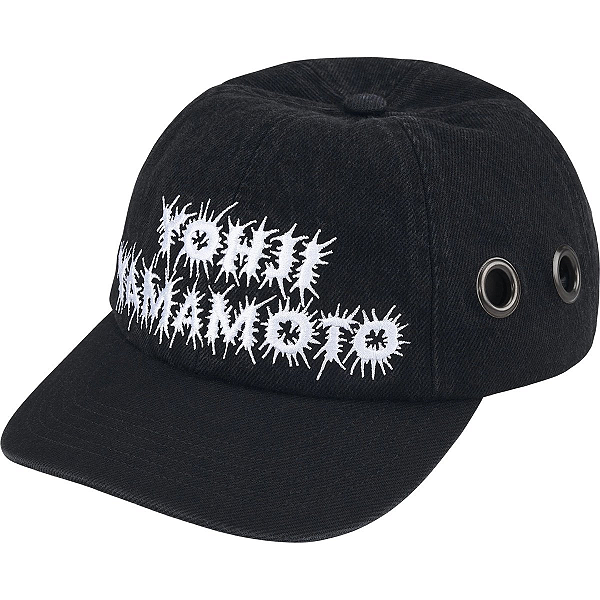 SUPREME x YOHJI YAMAMOTO - Boné Grommet 6-Panel "Preto" -NOVO-