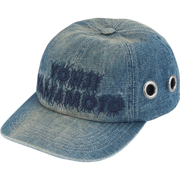 SUPREME x YOHJI YAMAMOTO - Boné Grommet 6-Panel "Denim" -NOVO-