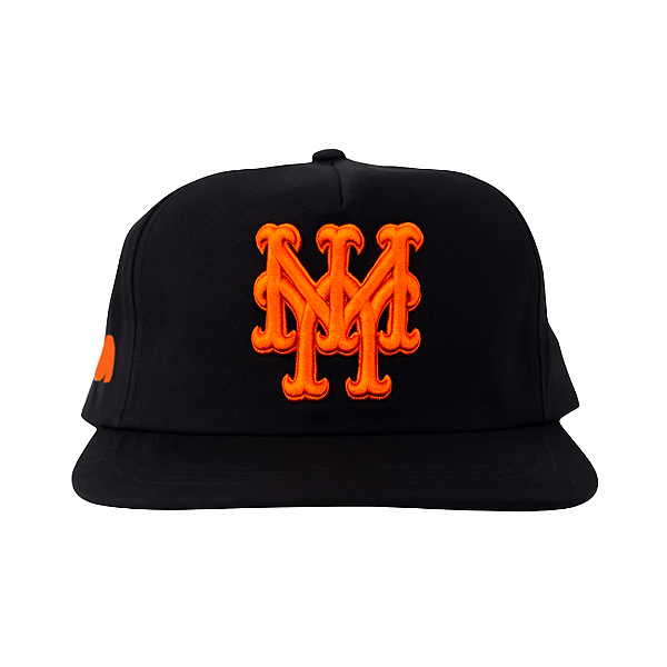 OMA DESIGN STUDIOS - Boné Queens NY "Preto/Laranja" -NOVO-