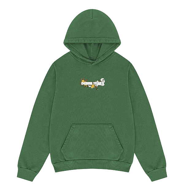 *** DENIM TEARS - Moletom Embroidered Floral "Verde" -NOVO-