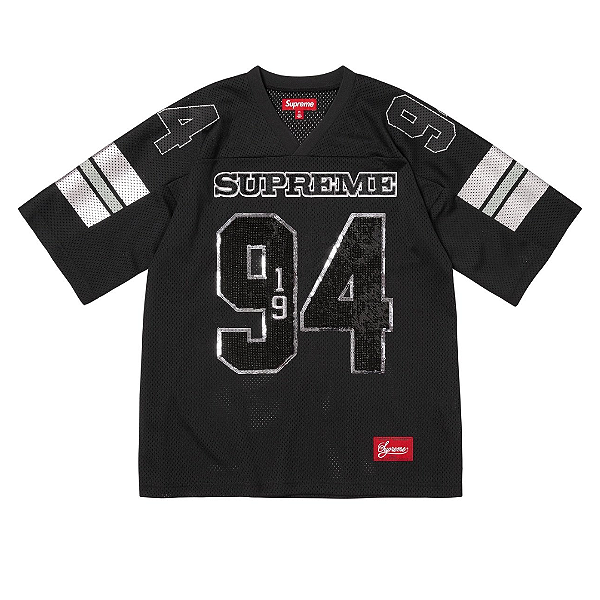 SUPREME - Camiseta Jersey Football Sequin 