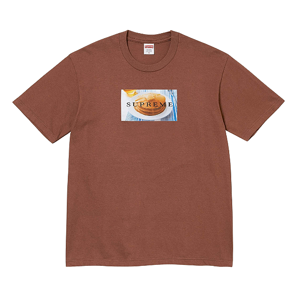 SUPREME - Camiseta Pancakes "Marrom" -NOVO-