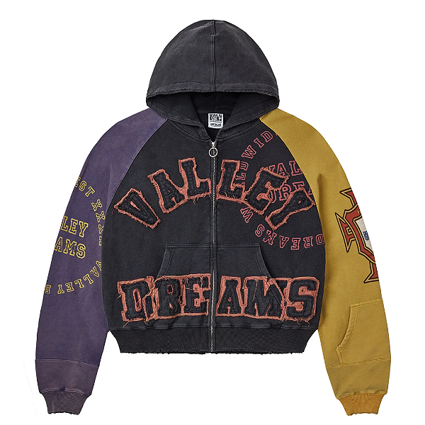 VALE LIVES FOREVER - Moletom Crest Zip Up "Preto" -NOVO-