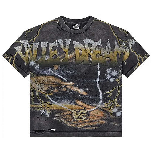 VALE LIVES FOREVER - Camiseta Hands Of God "Cinza" -NOVO-