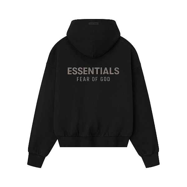 FEAR OF GOD - Moletom Essentials Classic Fleece "Jet Black" -NOVO-