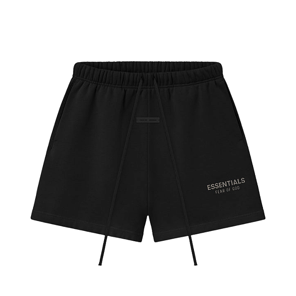 FEAR OF GOD - Bermuda Essentials Classic Fleece "Jet Black" -NOVO-